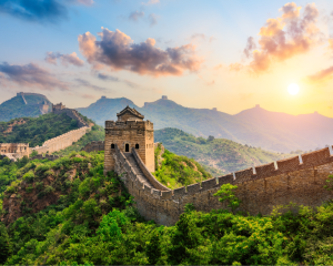 The Great Wall of China. Famous China tour with flights