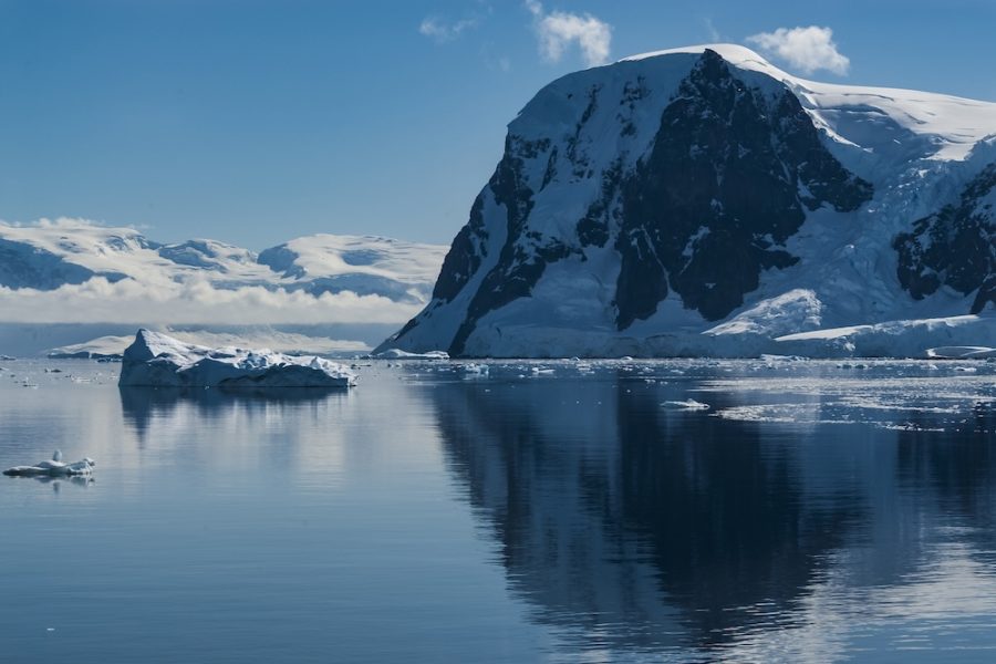 Antarctic mountainous landscape, Deception Island
