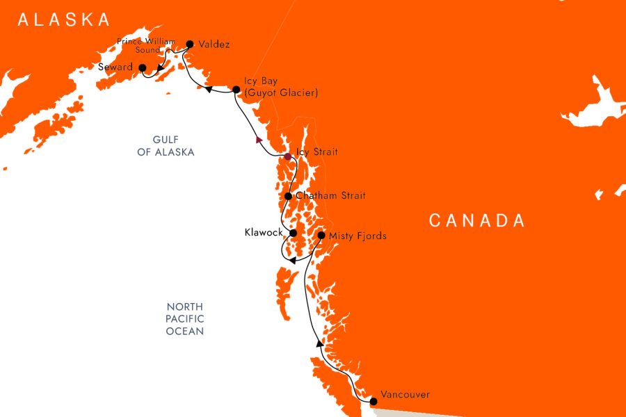 Alaska Inside Passage map copy