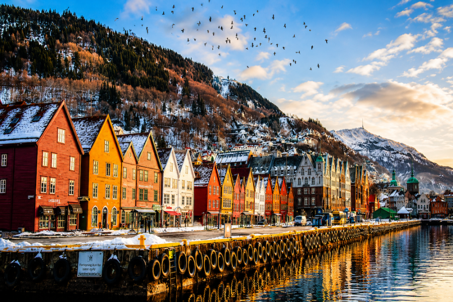 Hurtigruten - Brygga Bergen