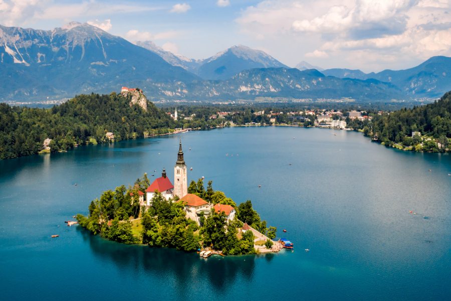lake bled : Croatia and slovenia